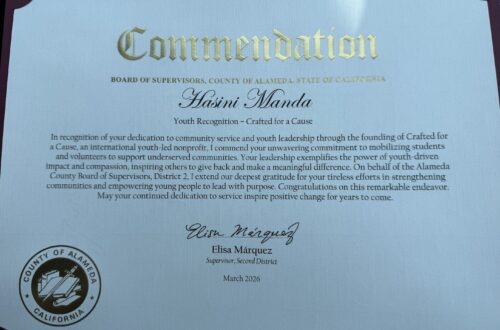 1. county recognition award